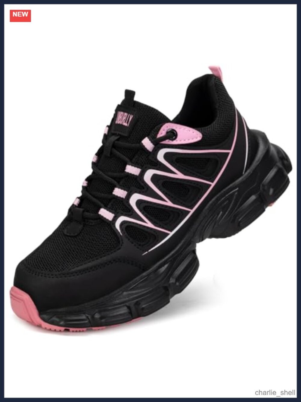 Steel Toe Work Shoes Non Slip Lightweight Kevlar Midsole Safety Sneakers